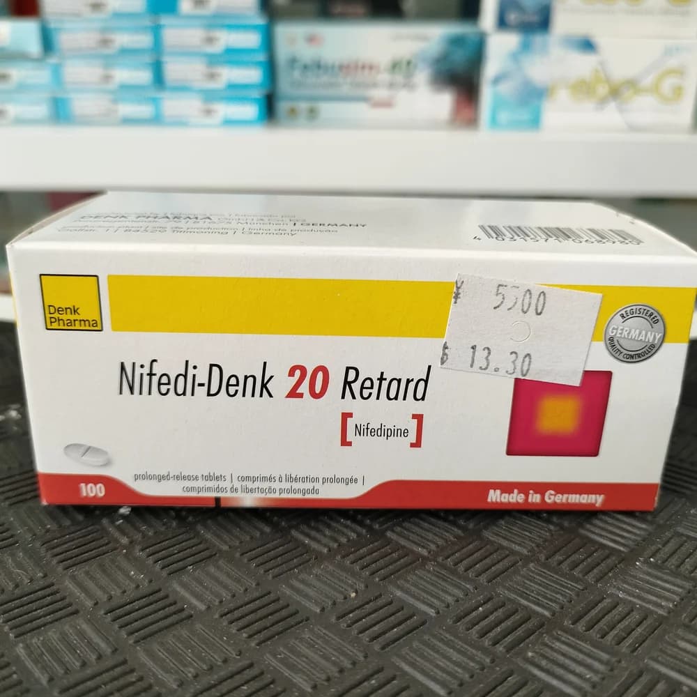 Nifedi-Denk 20 Retard 20 mg