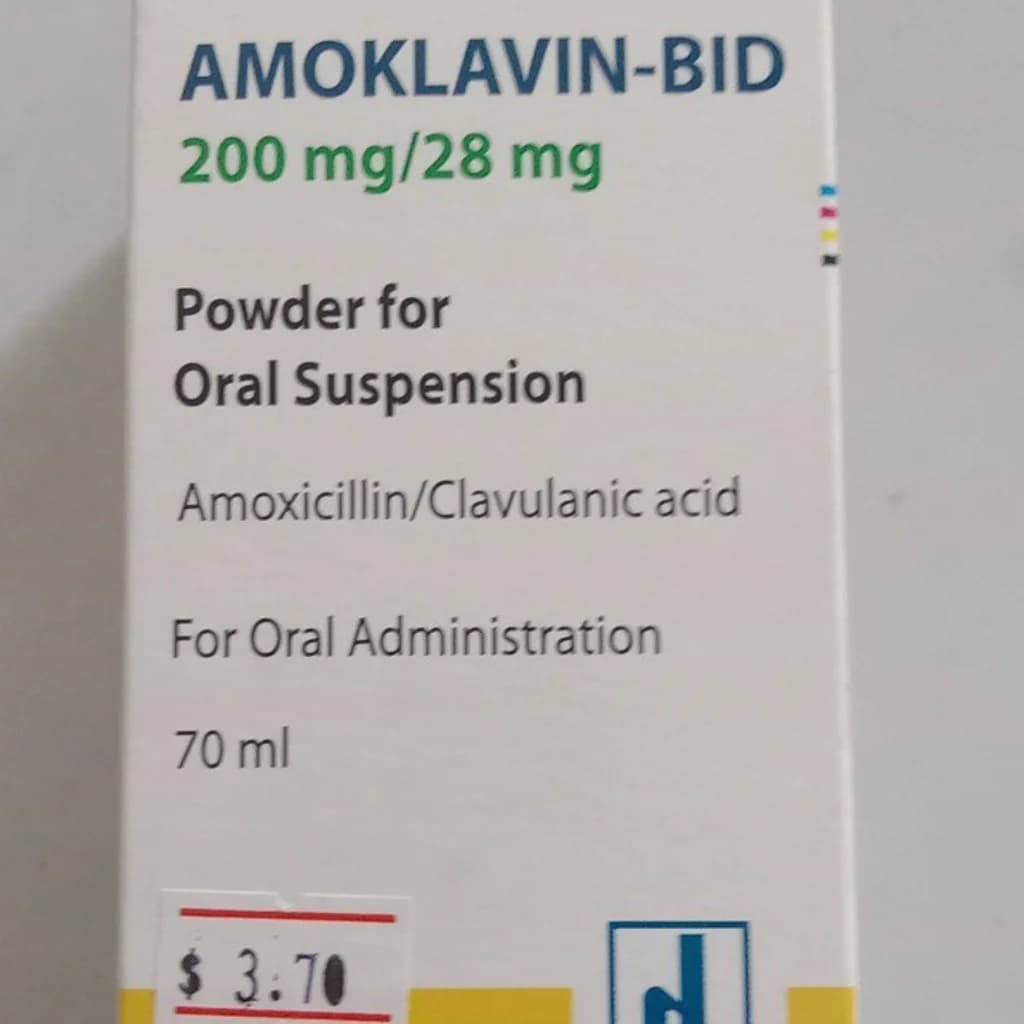AMOKLAVIN-BID 200 mg / 28 mg