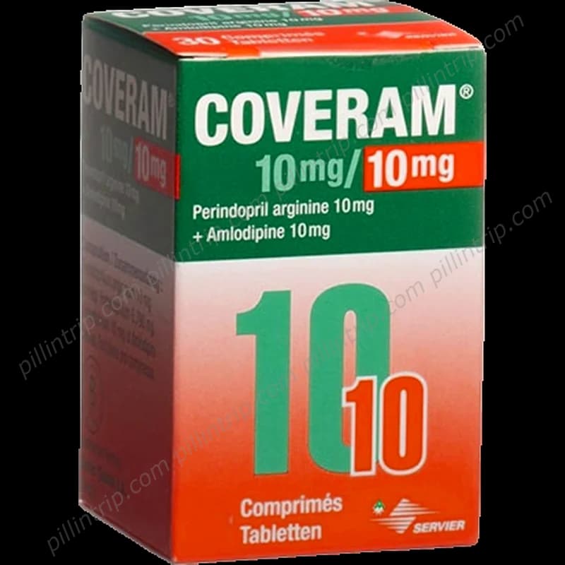 COVERAM 5mg/5mg Perindopril arginine 5mg + Amlodipine 5mg