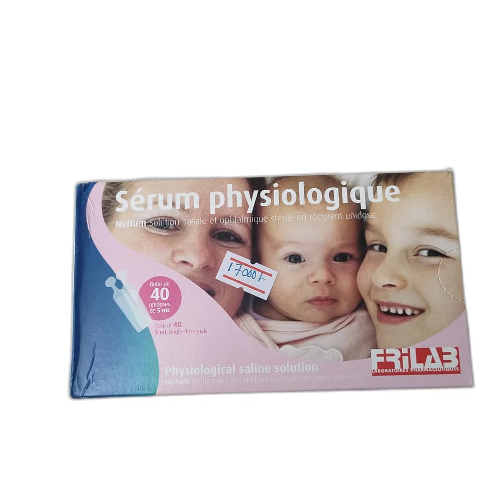 Frilab Sérum Physiologique 40 x 5 ml