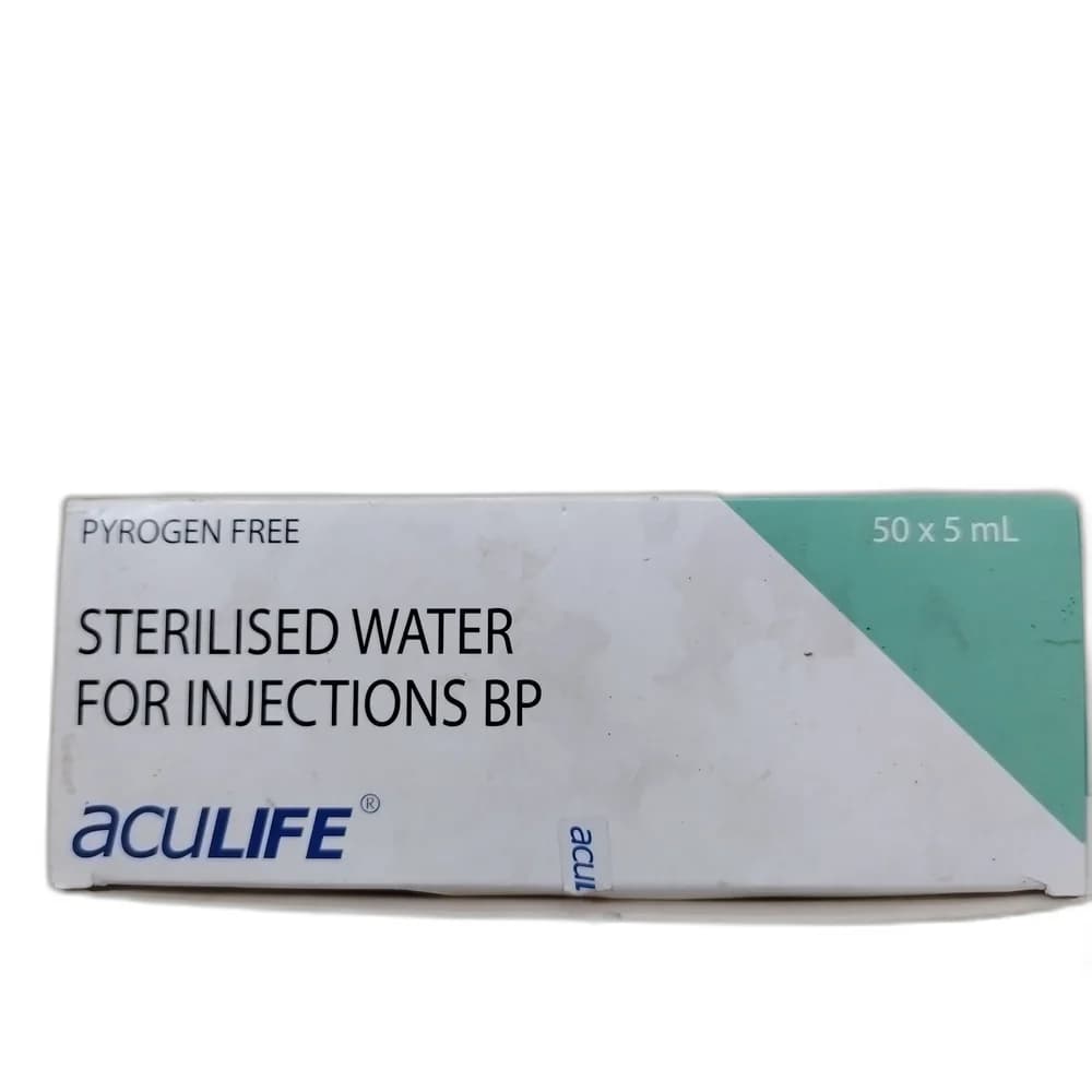 Aculife Sterilised Water for Injections 5 ml
