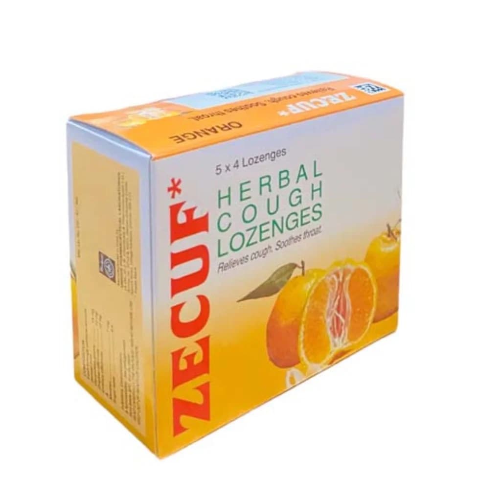 Zecuf Herbal Cough Lozenges Orange