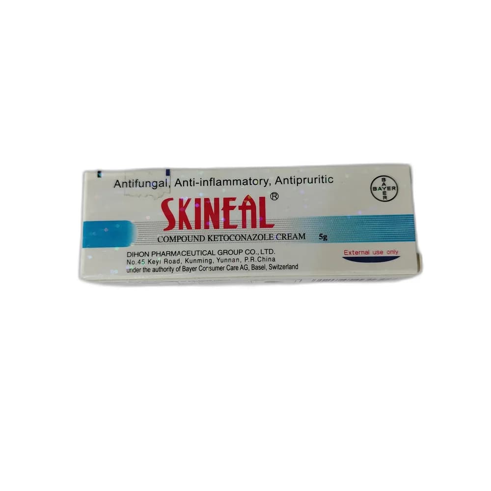 Skineal Cream Each gram contains Ketoconazole 10 mg and Clobetasol propionate 0.5 mg