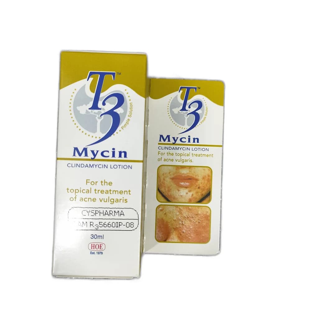 T3 Mycin 1.2% (Clindamycin Phosphate equivalent to 1.0% Clindamycin)
