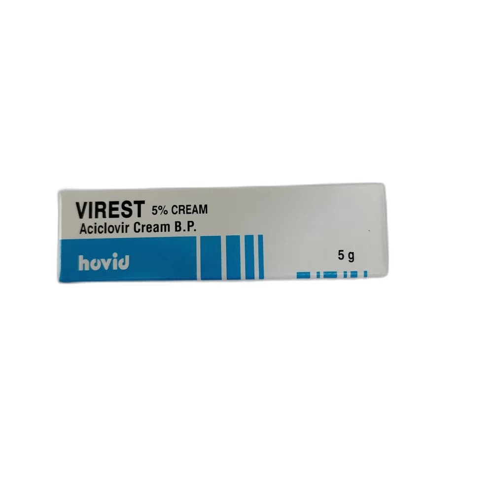 Virest 5% Cream 5% w/w; 5 g tube