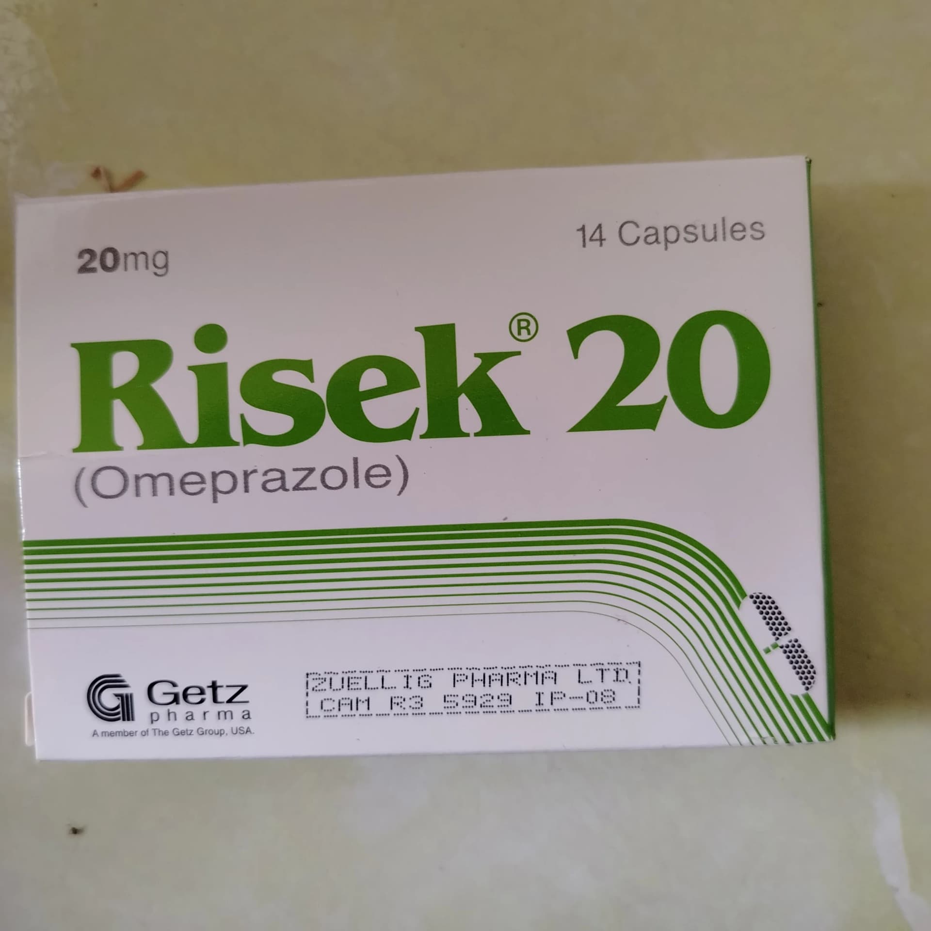 Risek 20 20 mg