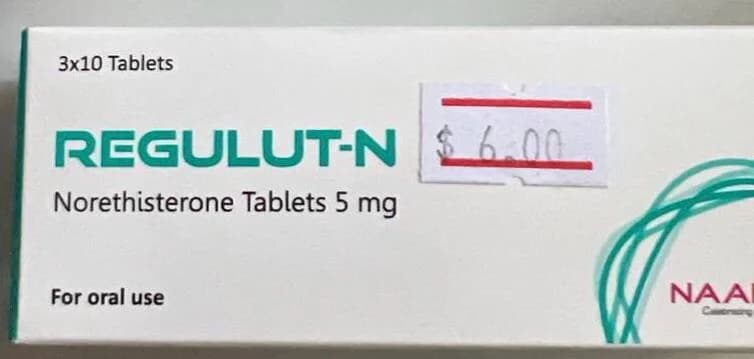 Regulut-N Norethisterone 5mg