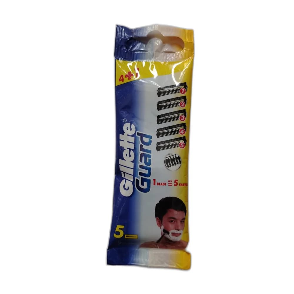Gillette Guard Razor Cartridges (4+1, 5-pack) 5 razor cartridges (4+1 free)
