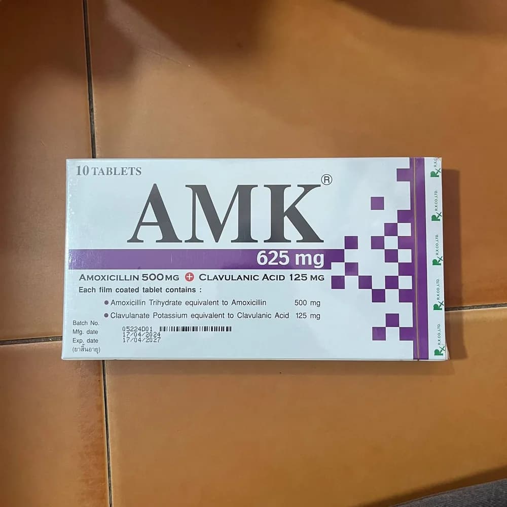 AMK 625 mg film-coated tablets