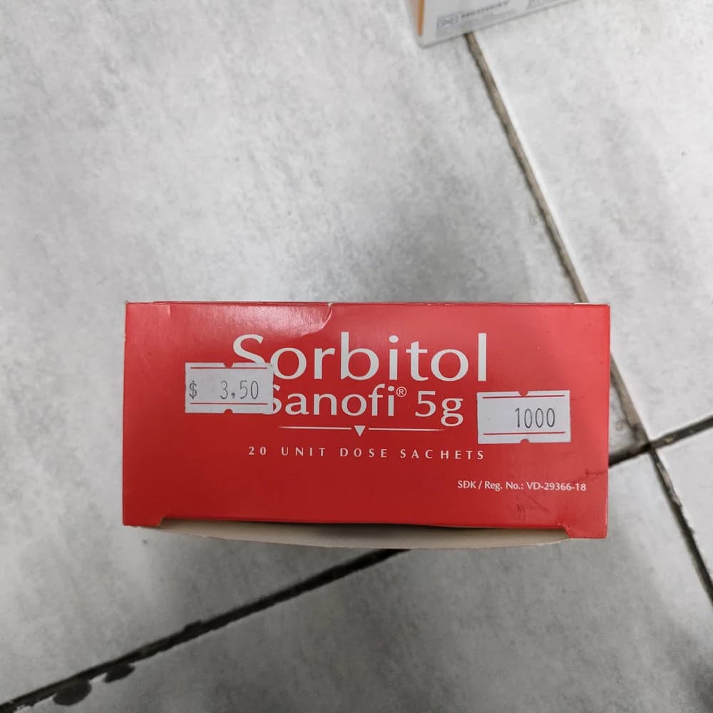 Sorbitol Sanofi 5g Sorbitol 5 g per unit-dose sachet