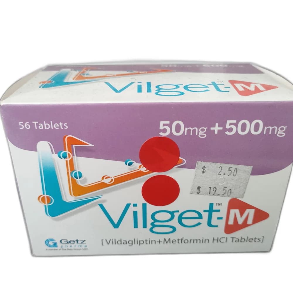 Vilget-M 50 mg / 500 mg