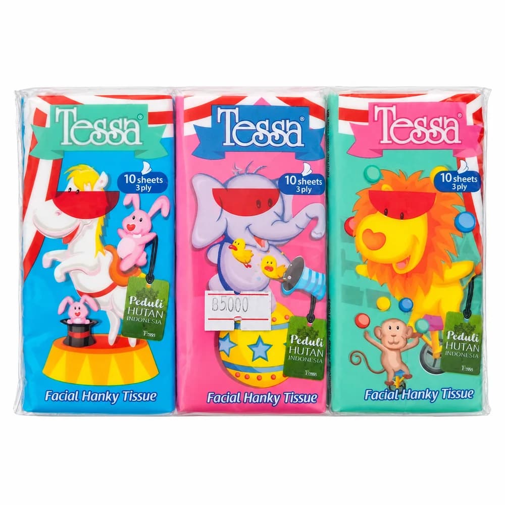 Tessa Facial Hanky Tissues