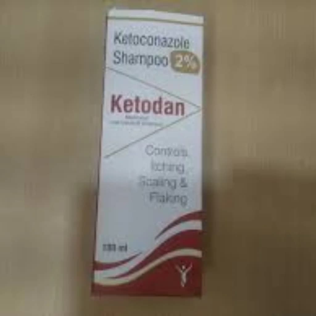 Ketodan Shampoo (100 mL) Ketoconazole BP 2.0% w/v + Zinc Pyrithione (ZPTO) 1.0% w/v