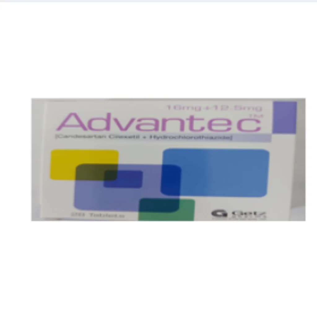 Advantec 16/12.5mg (Candesartan 16mg/Hydrochlorothiazide 12.5mg) 16/12.5mg