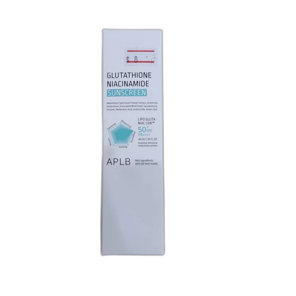 APLB Glutathione Niacinamide Sunscreen SPF 50+ PA++++