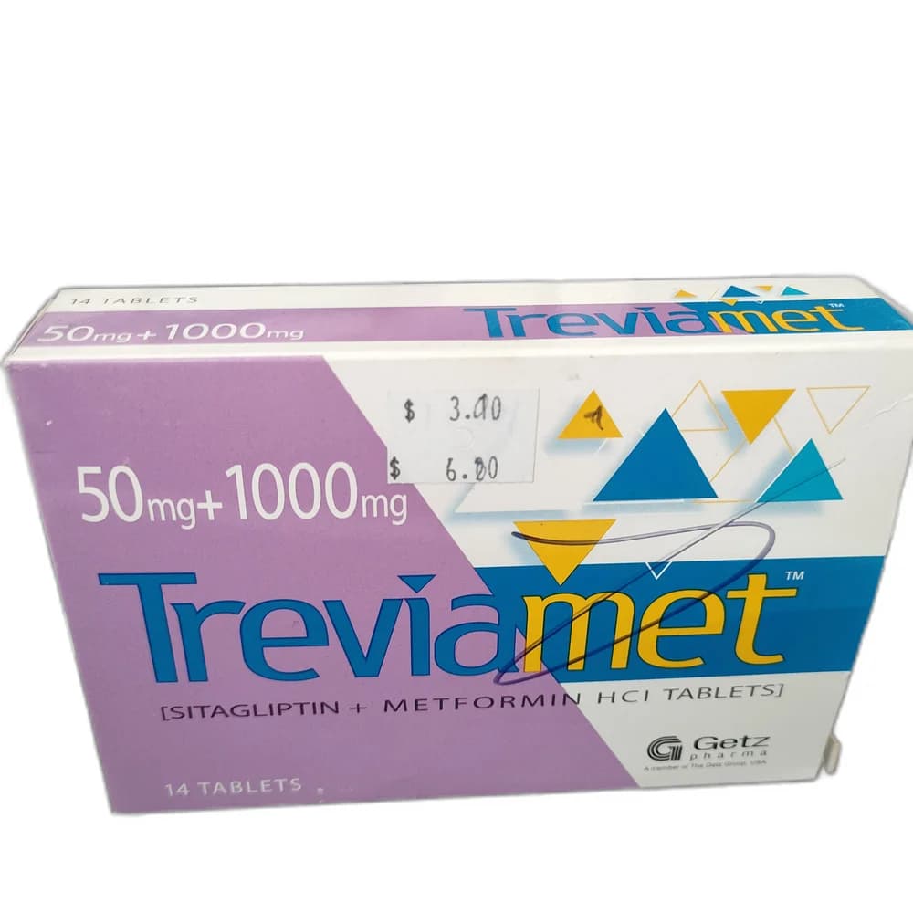 Treviamet 50 mg / 1000 mg