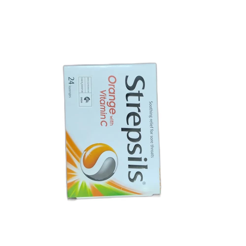 Strepsils Orange with Vitamin C 1.2 mg / 0.6 mg / 100 mg