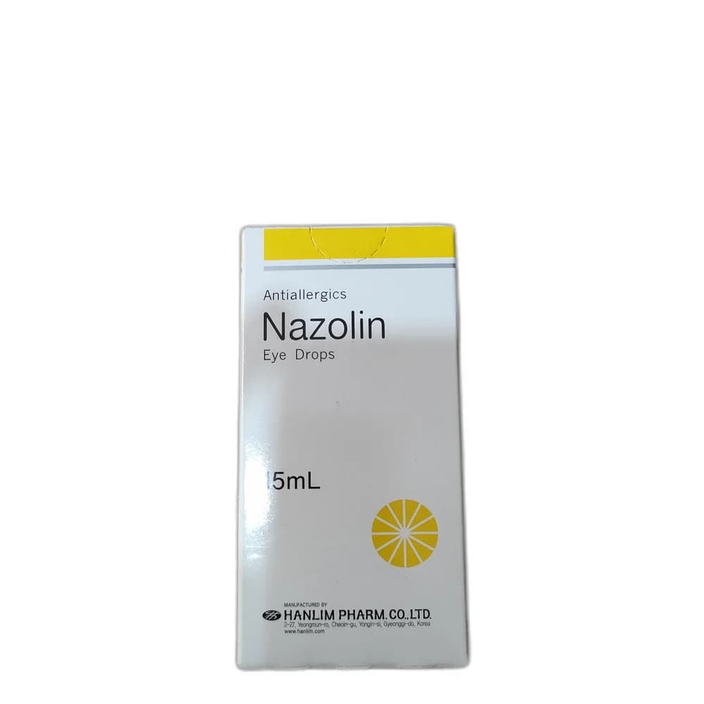 Nazolin Naphazoline HCl 0.25 mg/mL + Pheniramine Maleate 3 mg/mL