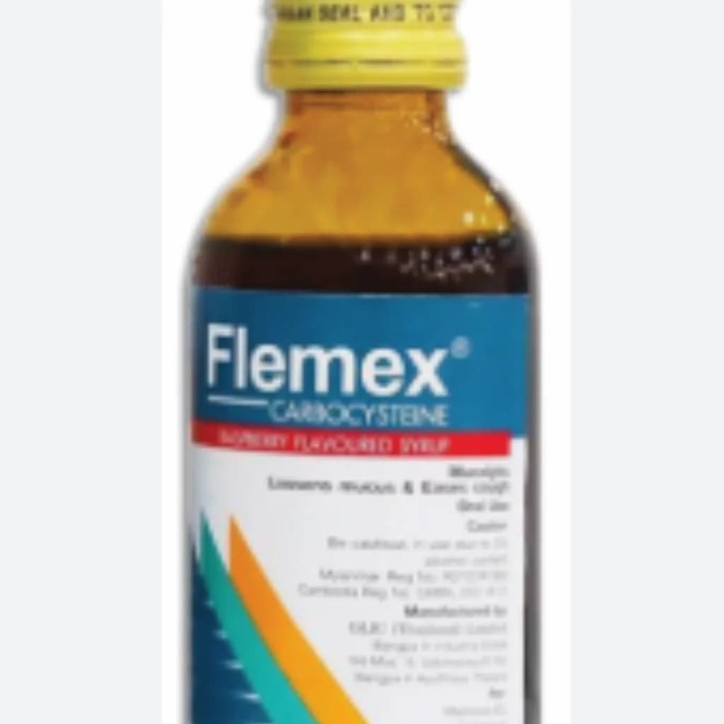 Flemex Carbocysteine Syrup 250mg 250mg/5ml