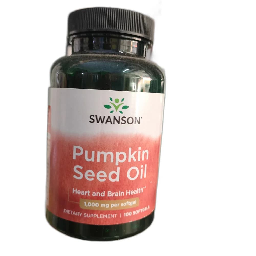 Swanson Pumpkin Seed Oil 1,000 mg per softgel