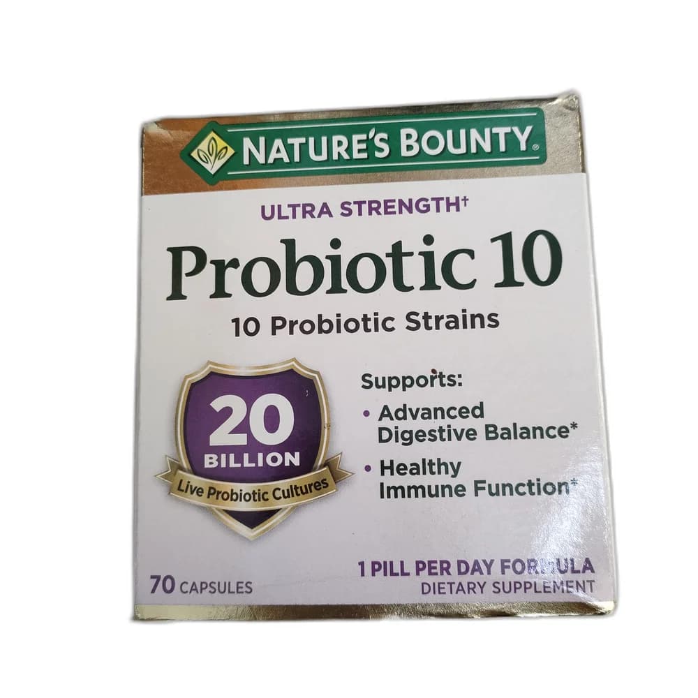 Nature's Bounty Ultra Strength Probiotic 10 170 mg per capsule
