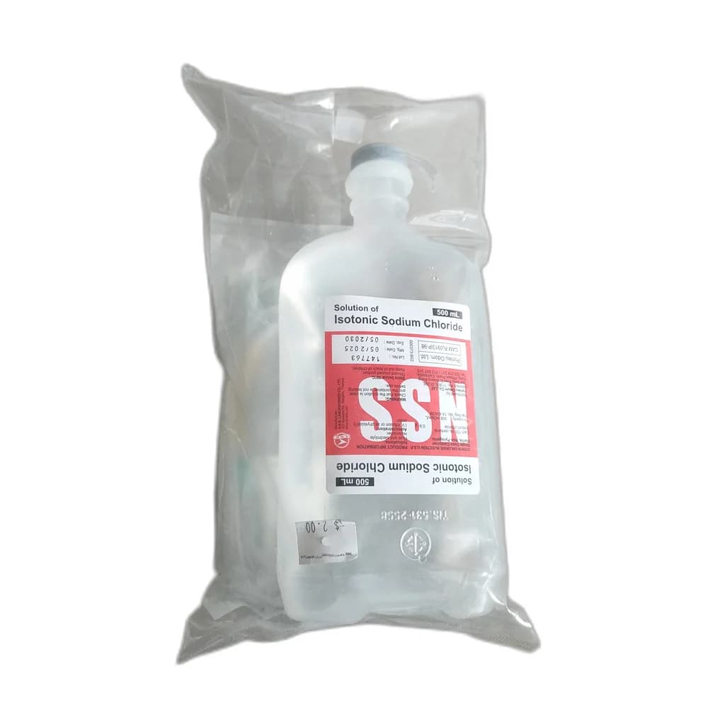 Isotonic Sodium Chloride 0.9%, 500 mL