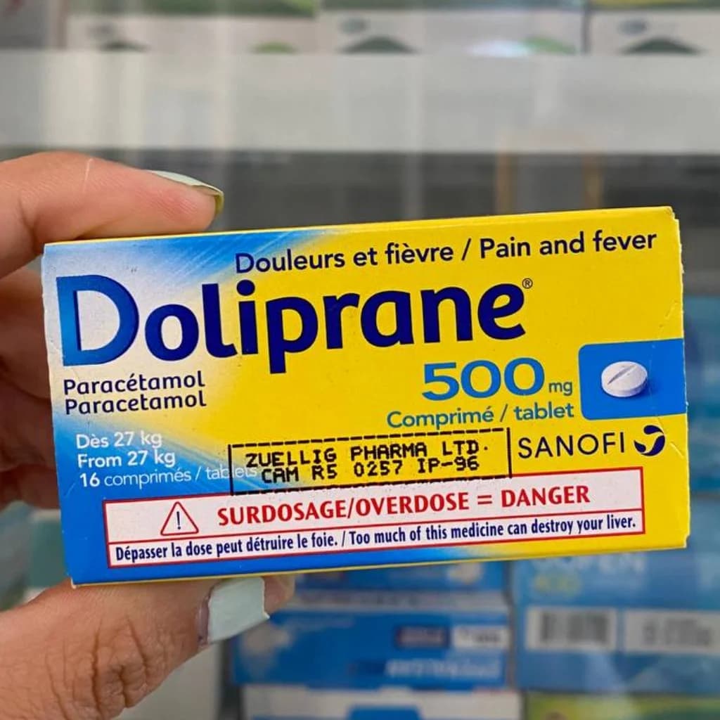 DOLIPRANE 500 mg Paracetamol 500 mg