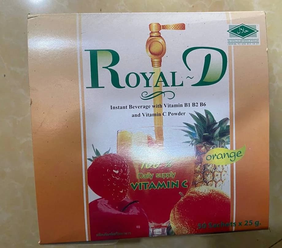 Royal-D Orange Electrolyte drink