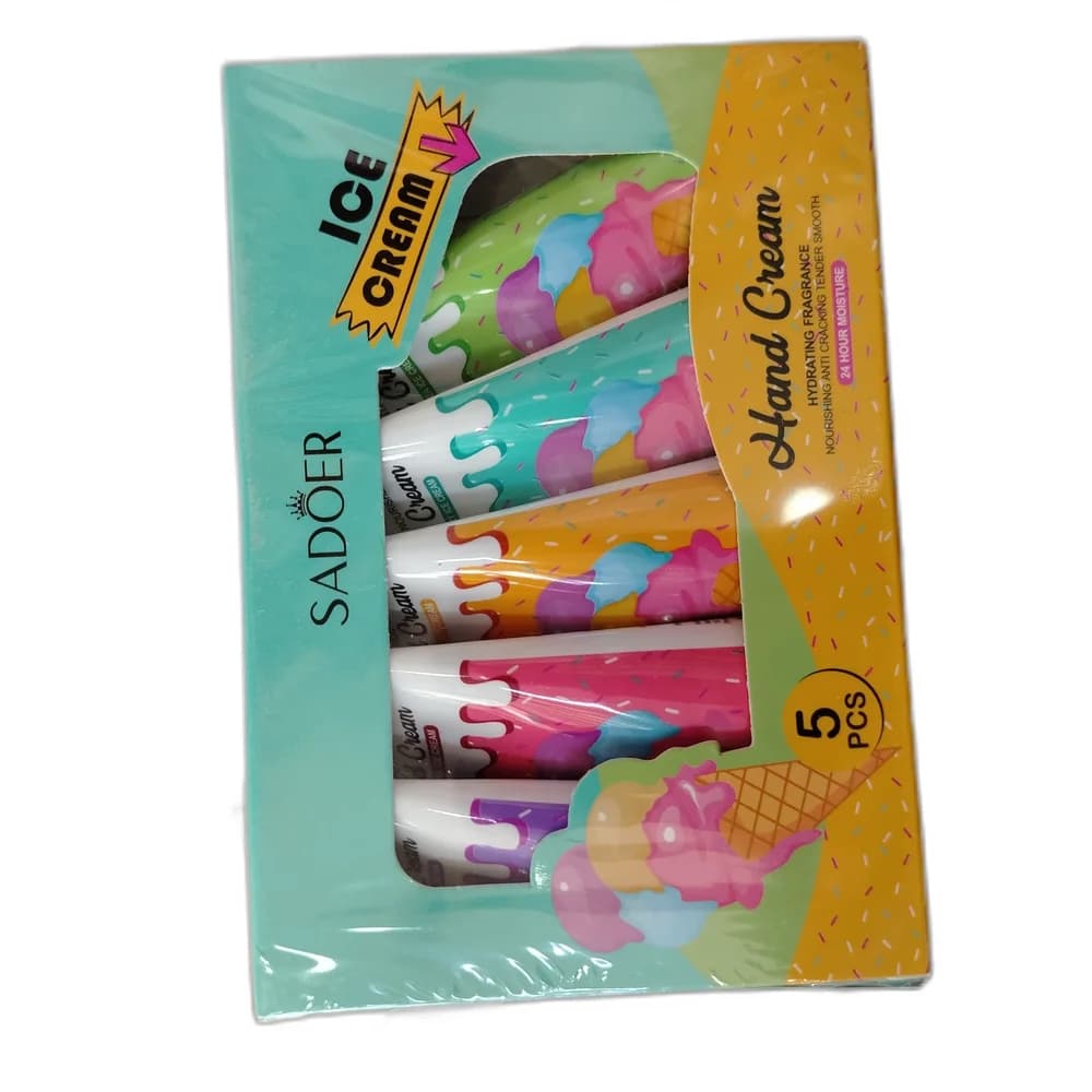 Sadoer Ice Cream Hydrating Fragrance Hand Cream 20 g x 5 pieces