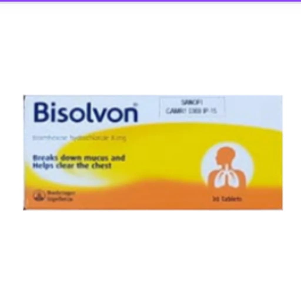 Bisolvon 8mg Tablet (Bromhexine) 8mg