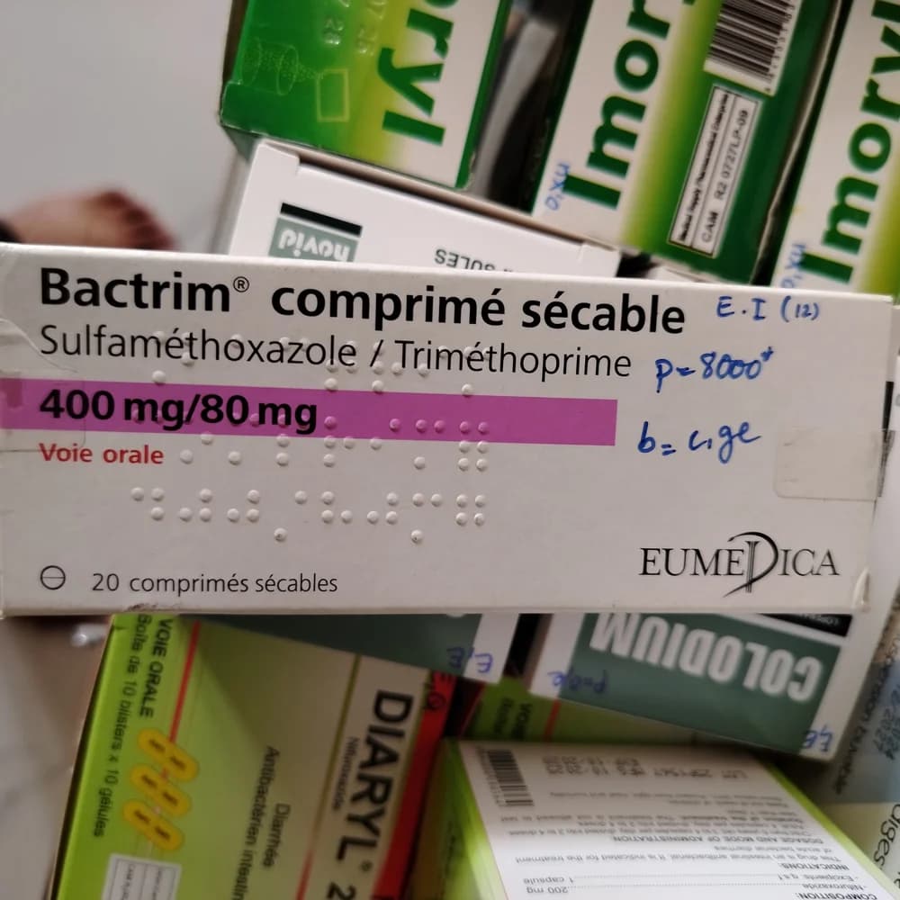 Bactrim Sulfamethoxazole 400 mg + Trimethoprim 80 mg per tablet
