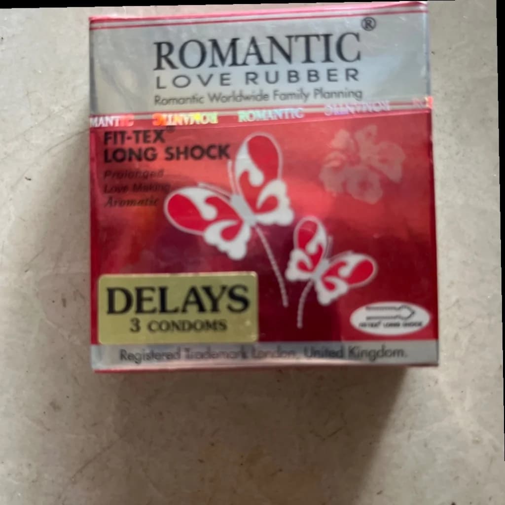 Romantic Love Rubber long shock 3 condoms 