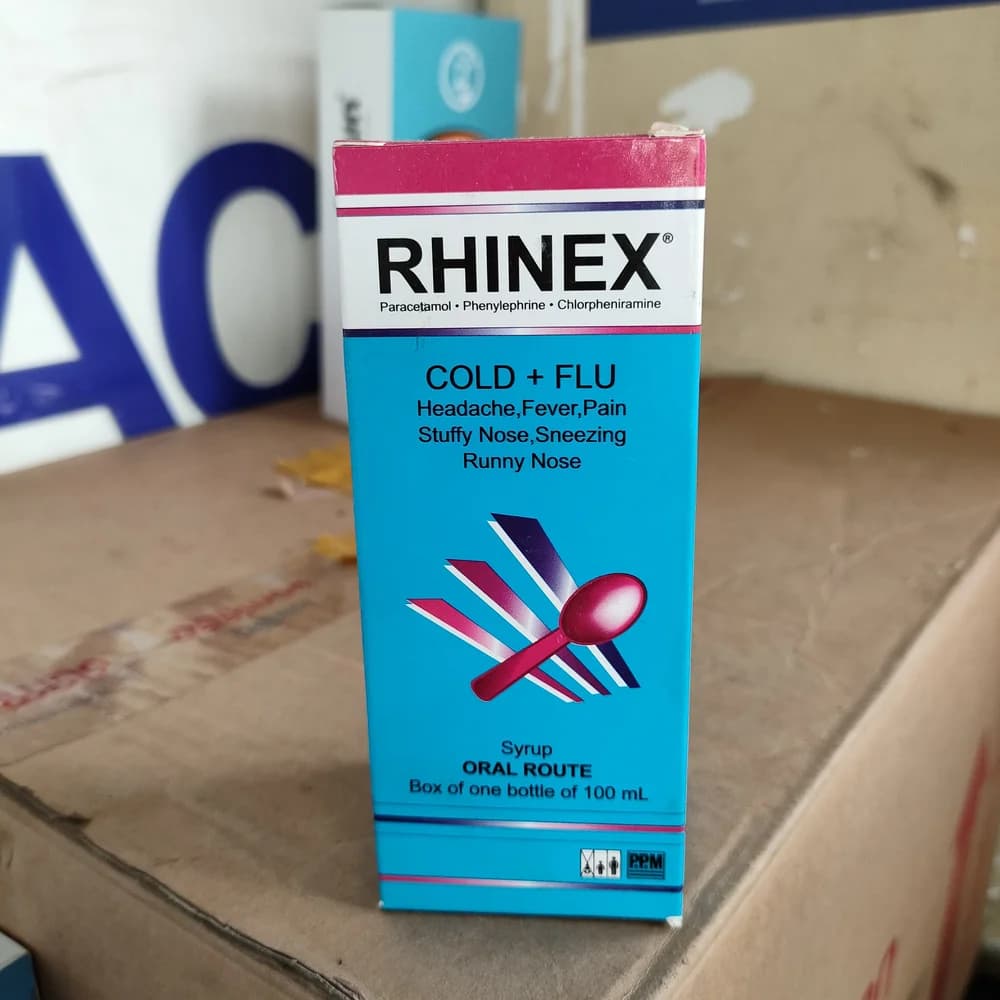 Rhinex 100 mg + 2.5 mg + 0.33 mg / 5 mL