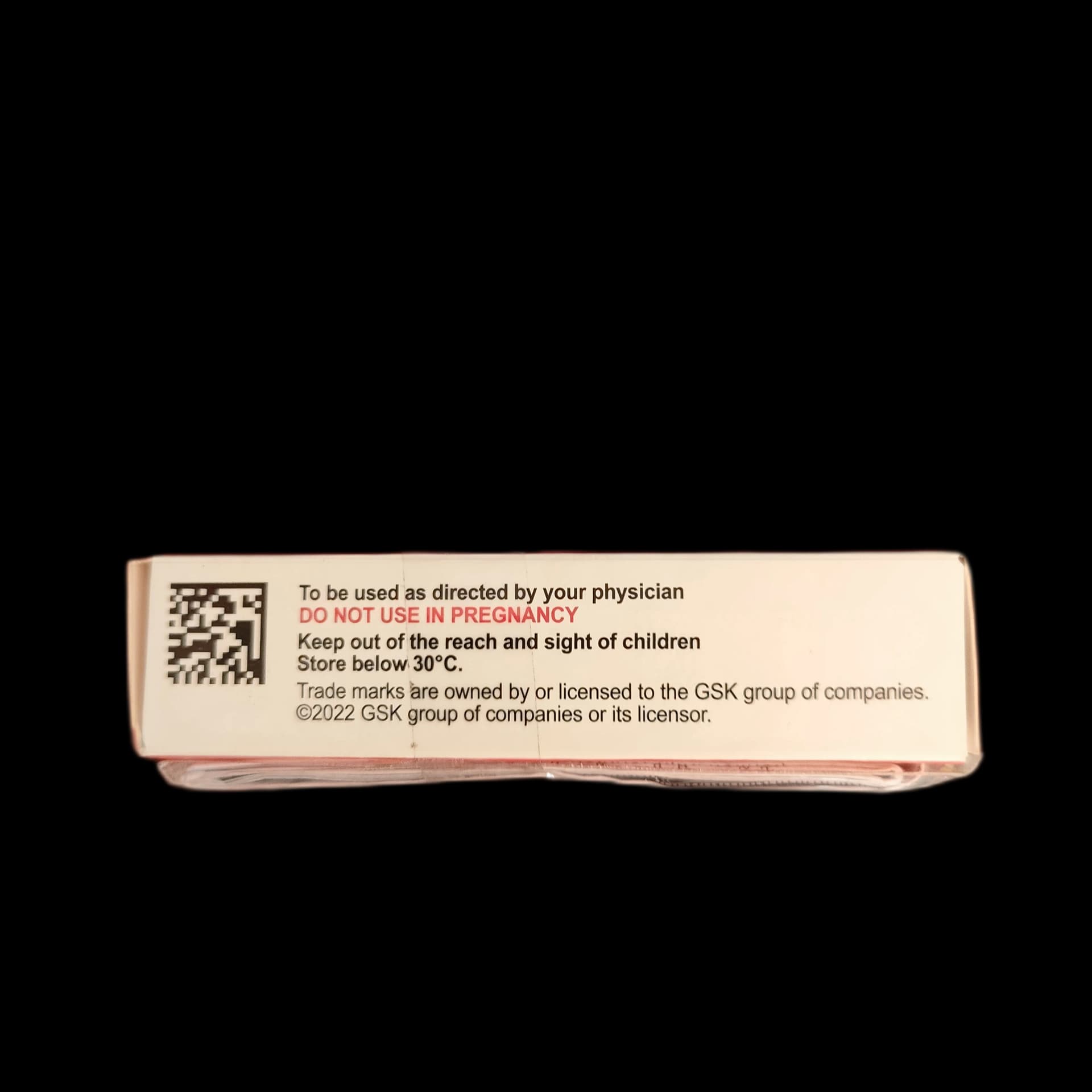 GSK Product (unknown - side view only) Not available