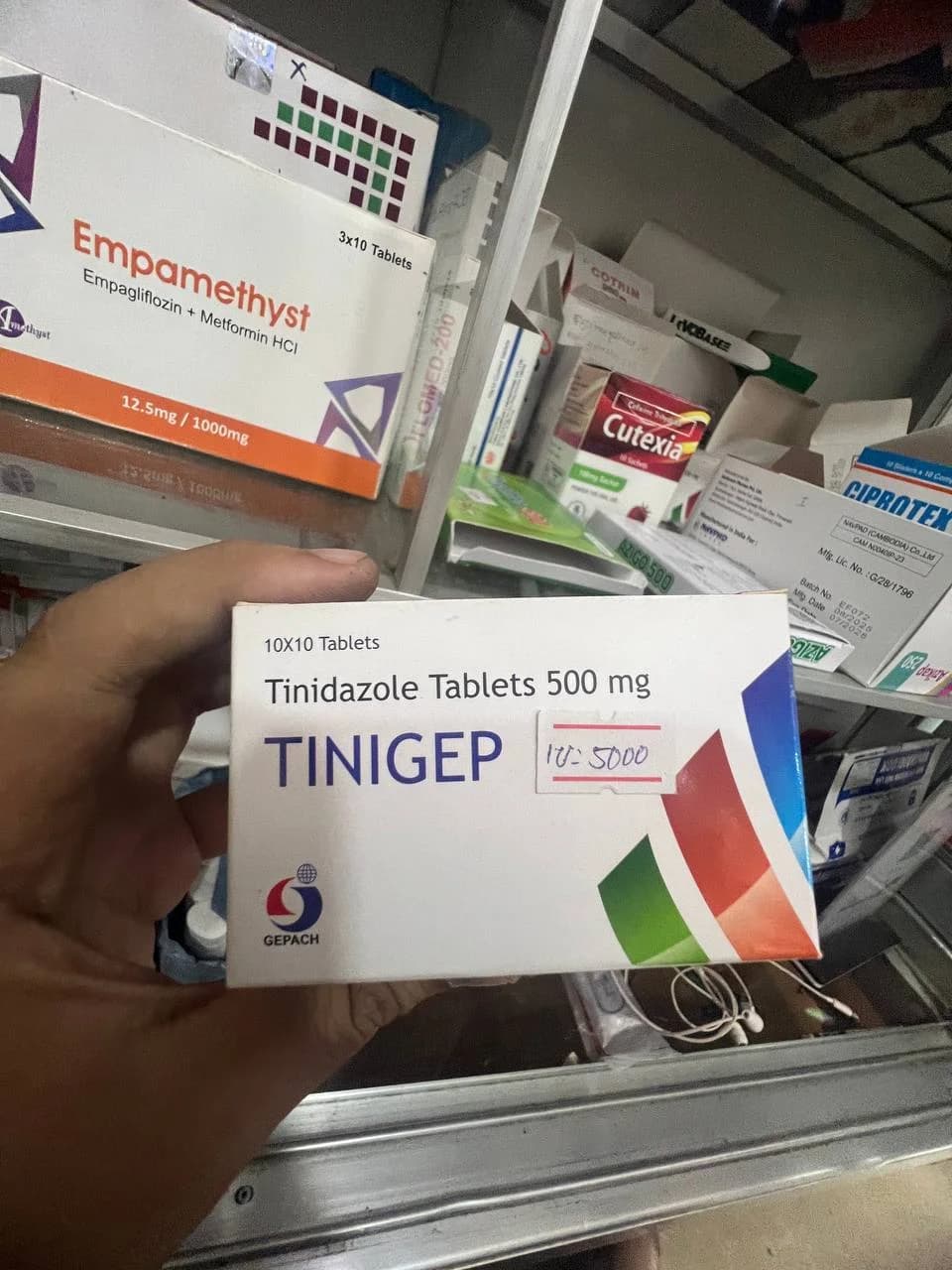 TINIGEP 500 Tinidazole Tablets 500mg
