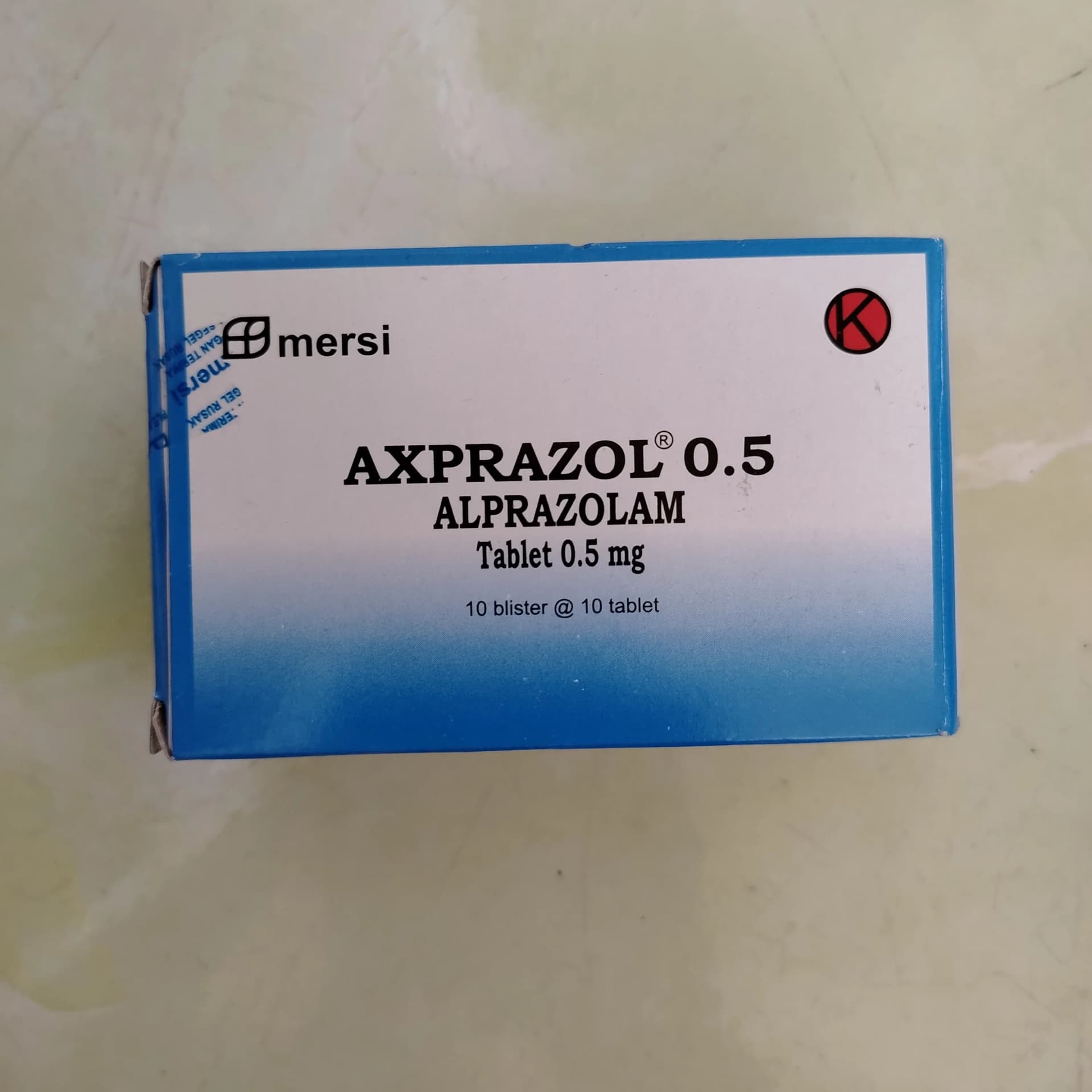 Axprazol 0.5 mg