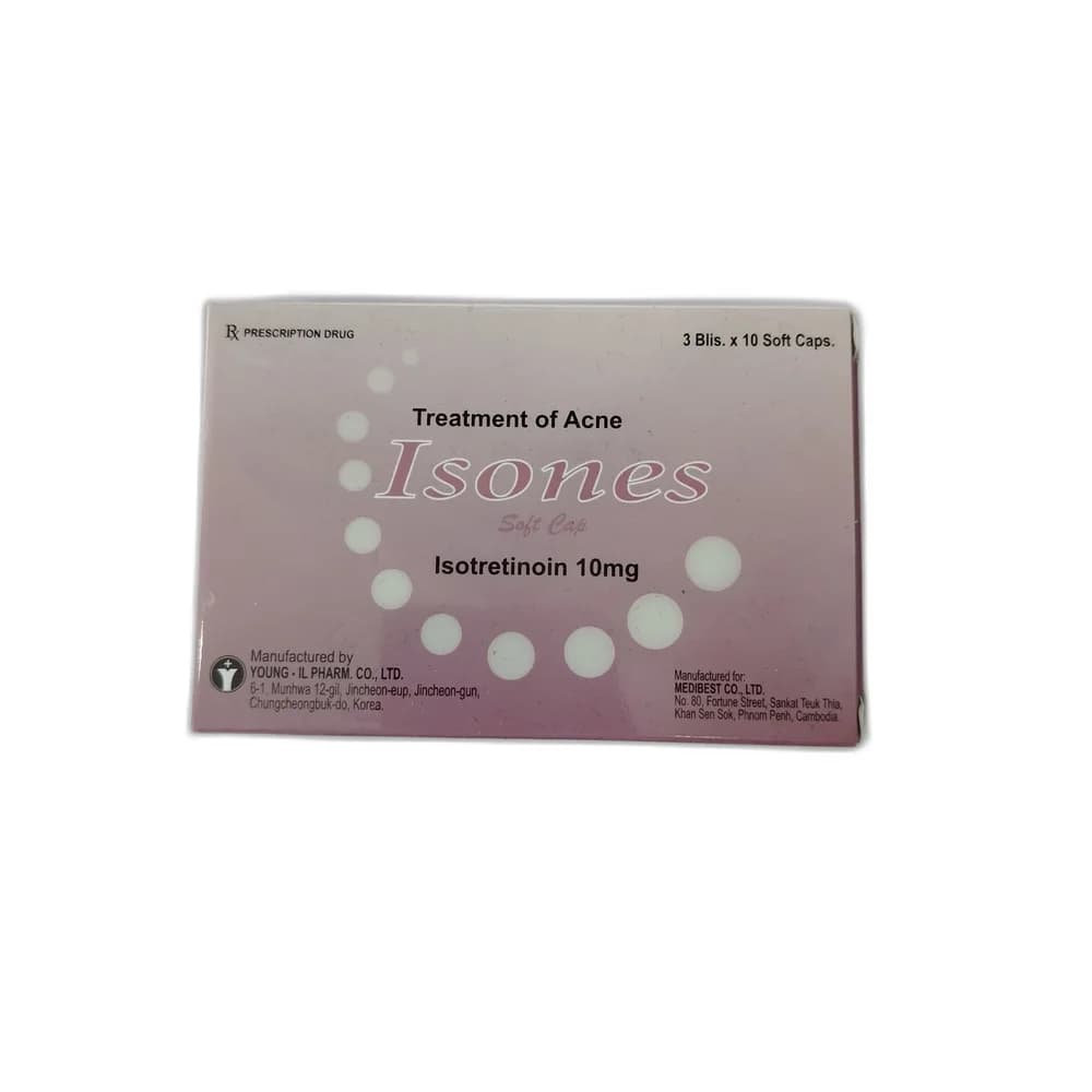 Isones 10 mg per soft capsule