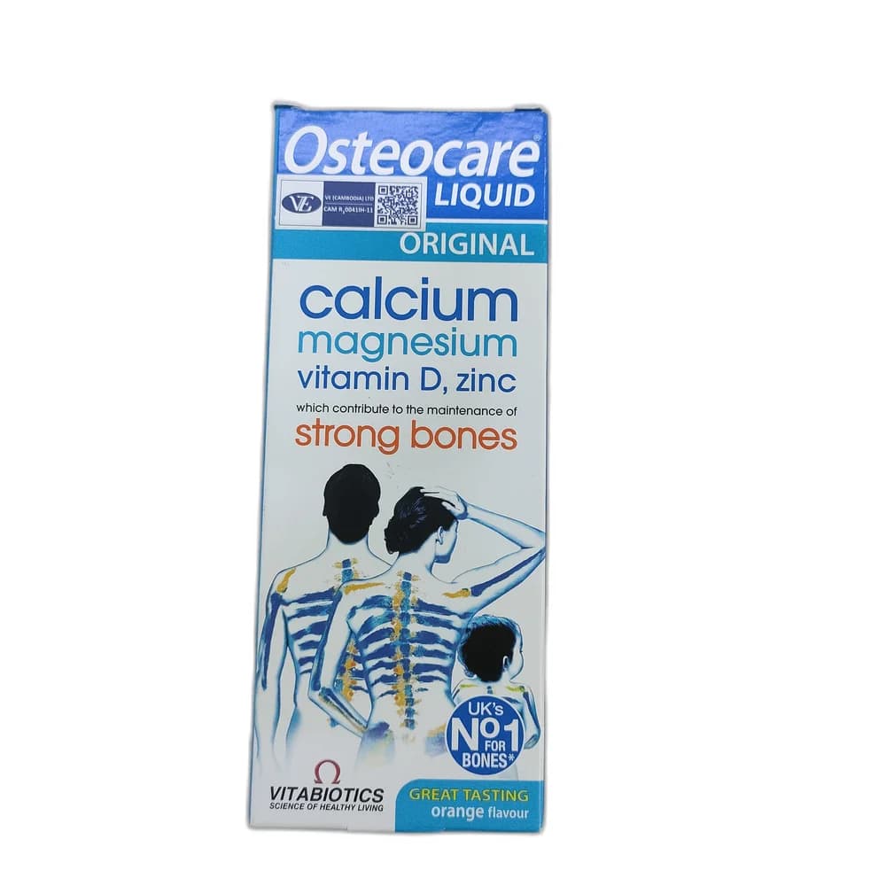 Osteocare Liquid Original Calcium 300 mg / Magnesium 150 mg / Zinc 6 mg / Vitamin D3 3.8 micrograms per 10 mL
