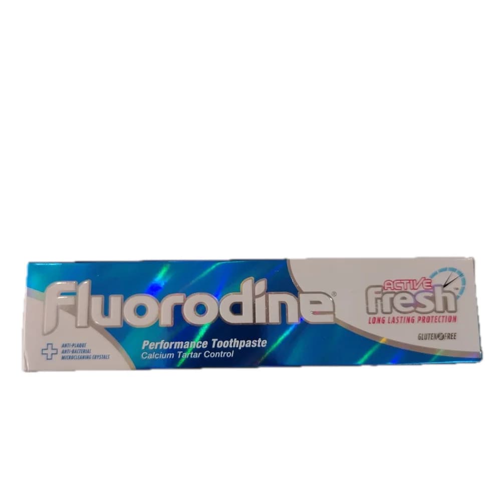 Fluorodine Active Fresh Sodium monofluorophosphate 0.76% w/w (1003 ppm F), 100 ml / 150 g