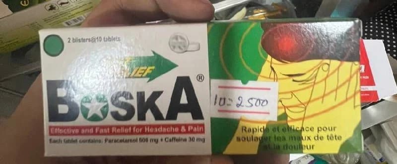 BOSKA Paracetamol 400mg + Caffeine 30mg
