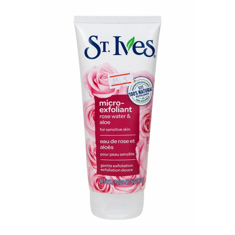St. Ives Gentle Smoothing Face Scrub (Rose Water & Aloe Vera)