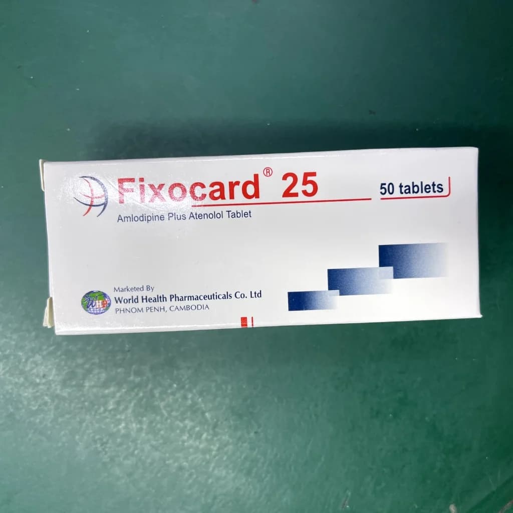 Fixocard 25 5mg, 25mg