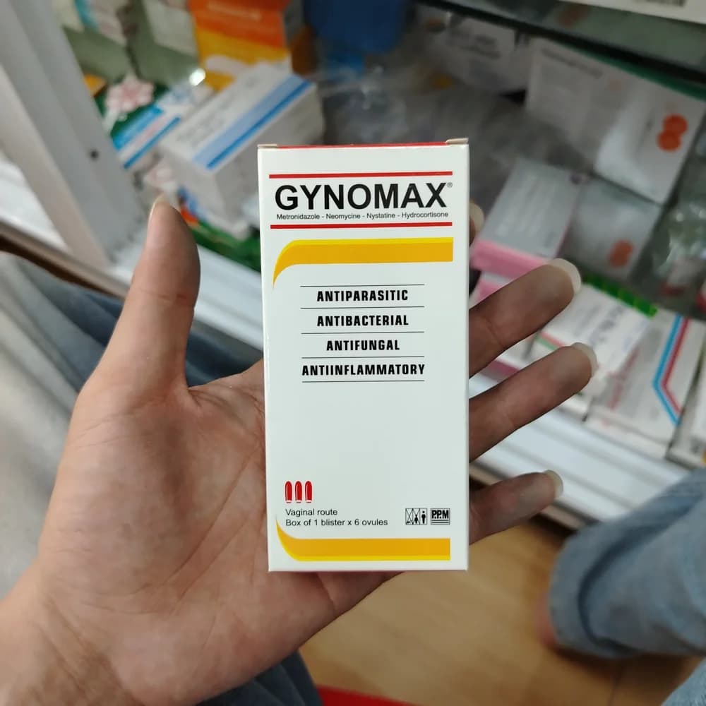 Gynomax 250 mg / 100 mg / 100,000 IU / 5 mg