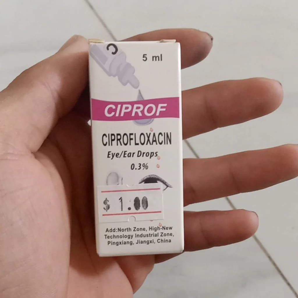 CIPROF (Ciprofloxacin Eye/Ear Drops) 0.3% (3 mg per mL)