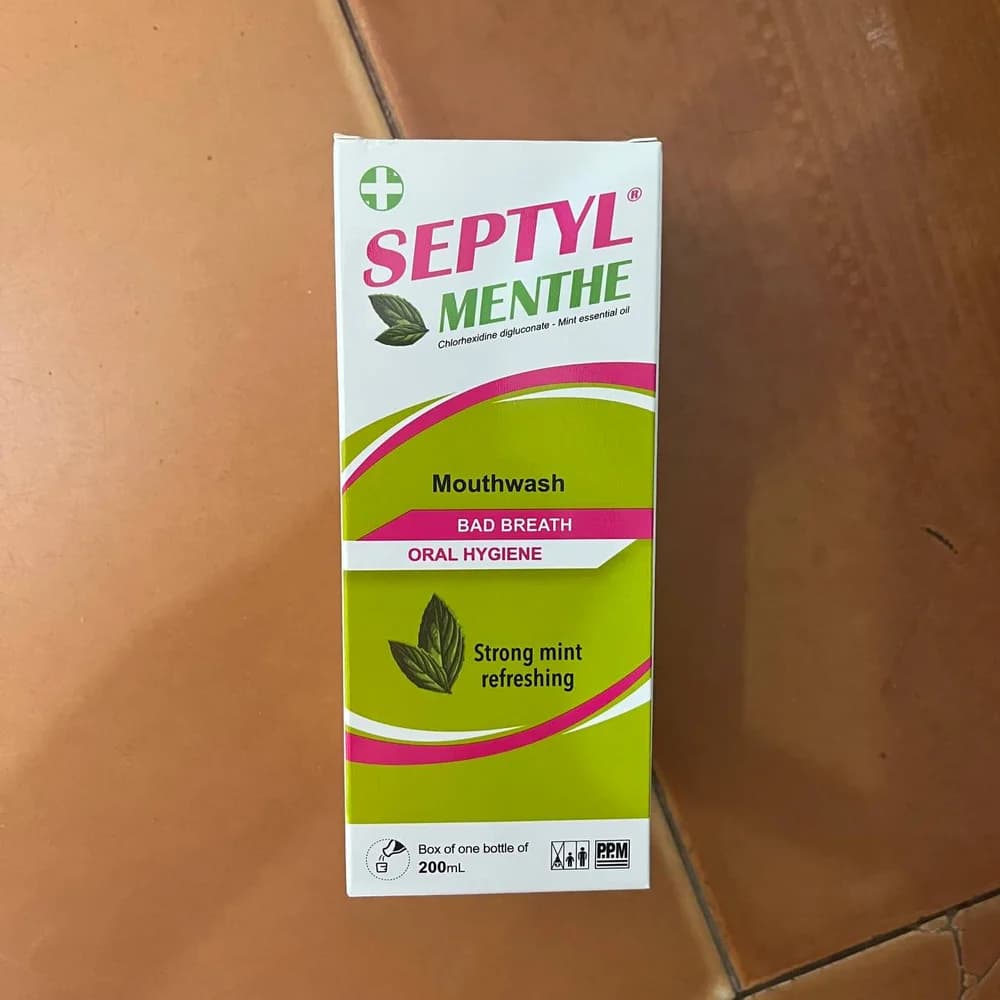 Septyl Menthe 0.1% mouthwash; 200 mL