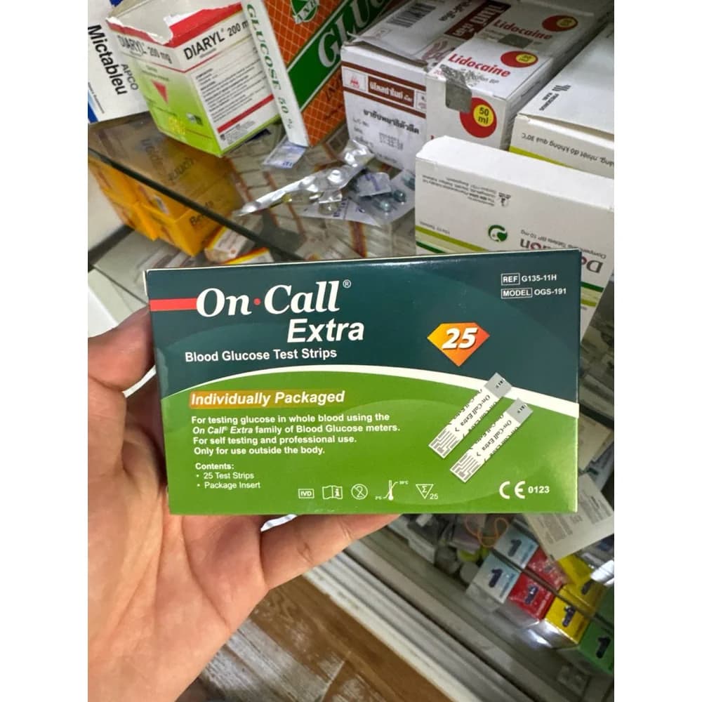 On Call Extra Blood glucose test strips