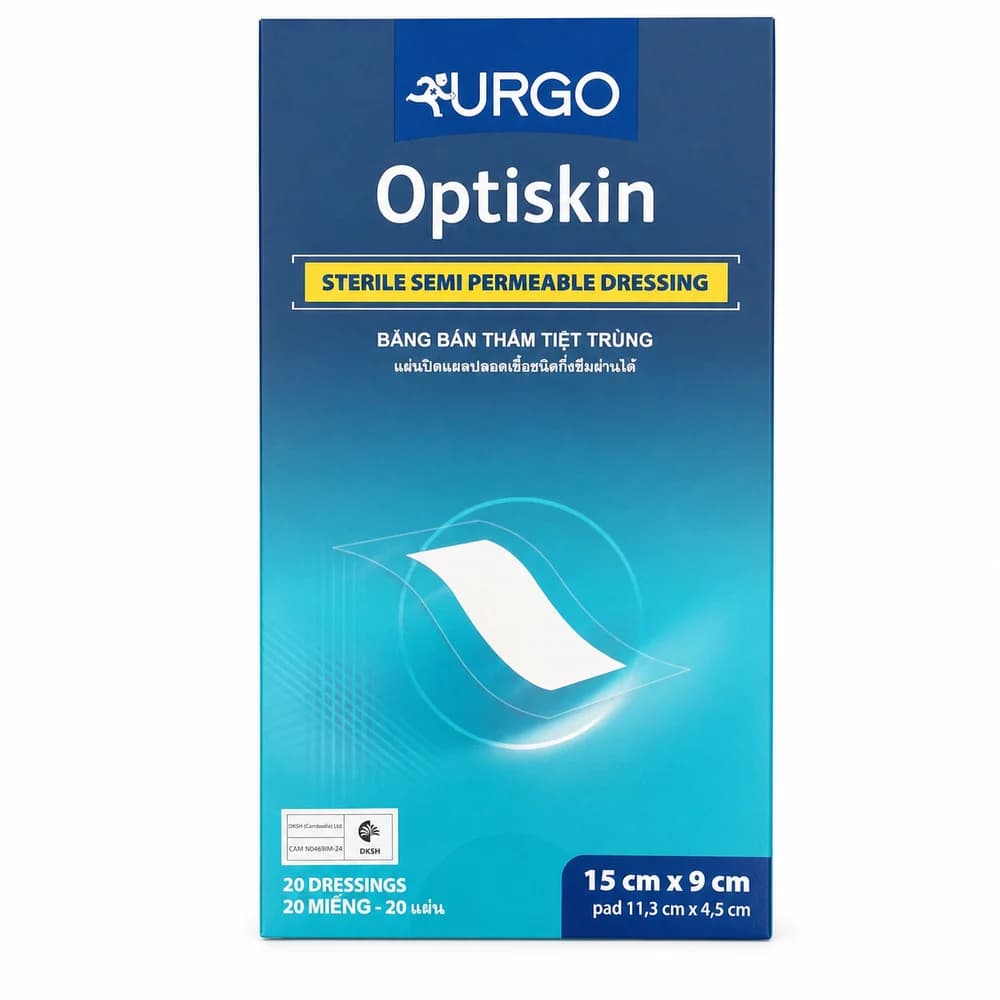 Optiskin 15 × 9 cm; 20 dressings