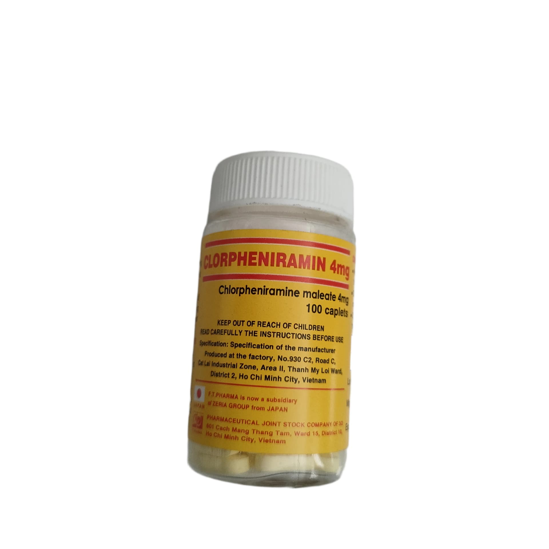 Clorpheniramin 4mg 4 mg