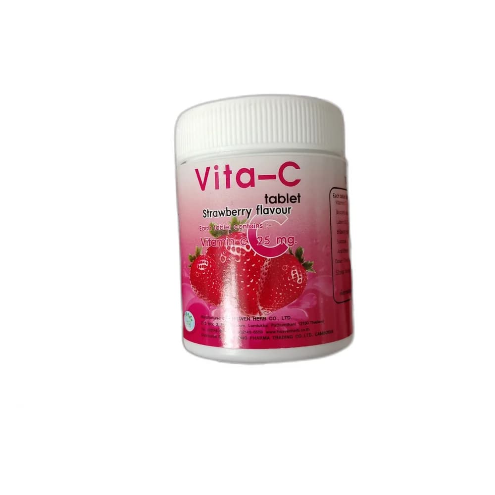 Vita-C (Strawberry Flavour) 25 mg