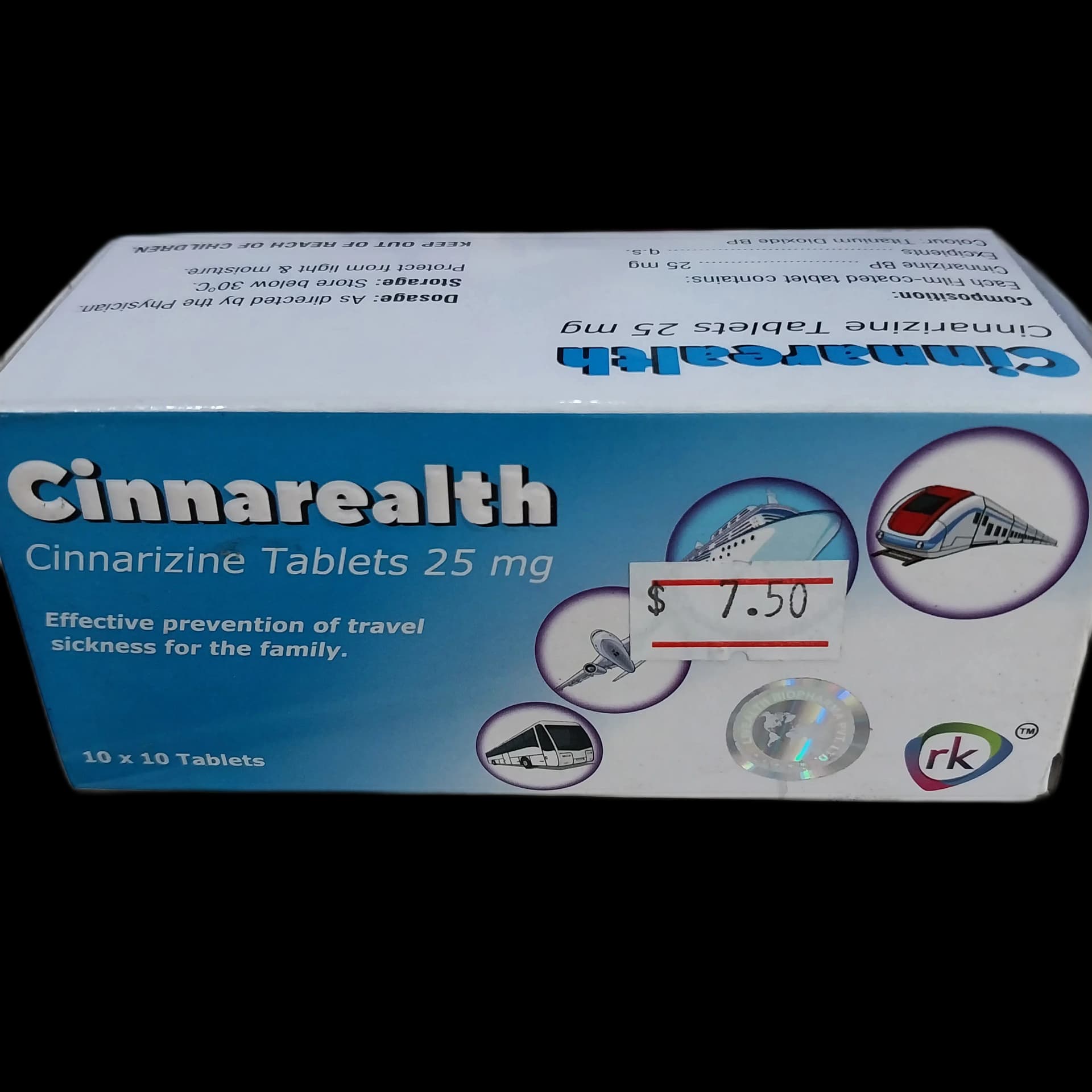 Cinnarealth Cinarizine 25mg